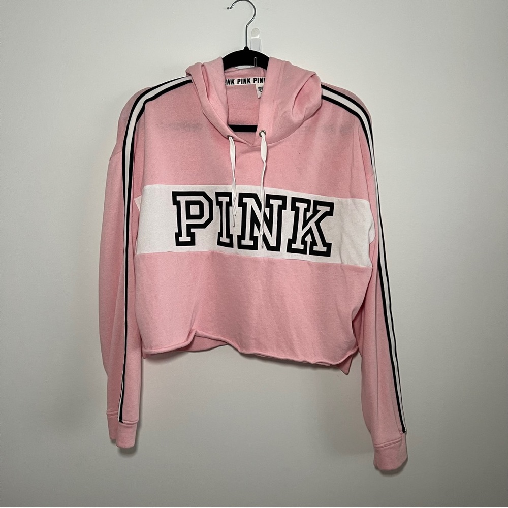 Victoria’s Secret PINK crop top sweatshirt size L